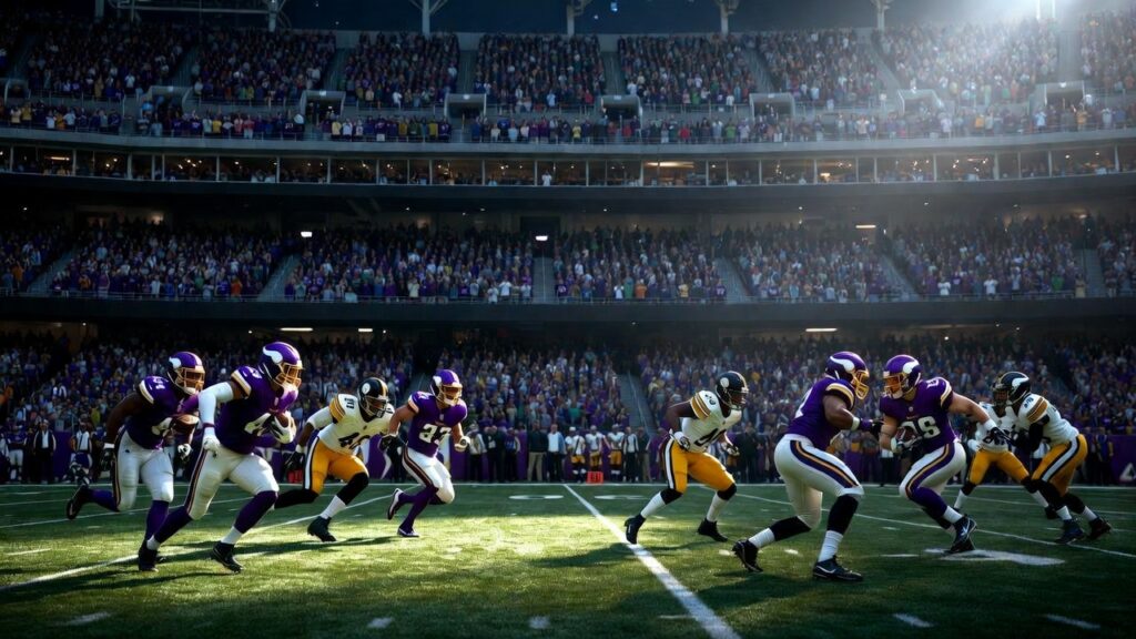 minnesota vikings vs pittsburgh steelers match player stats