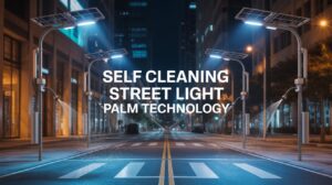 self cleaning street light palm oil