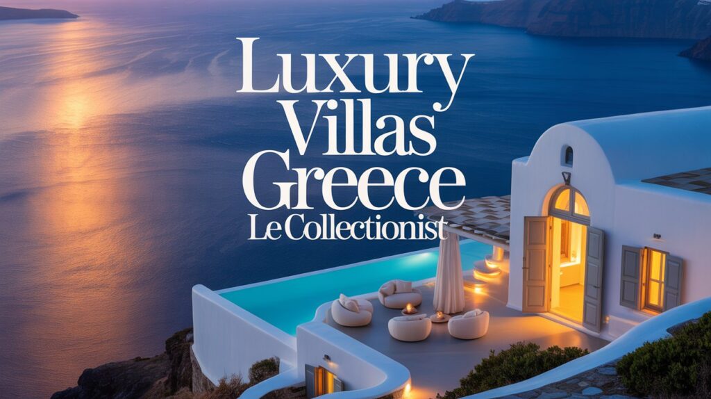 luxury villas greece le collectionist