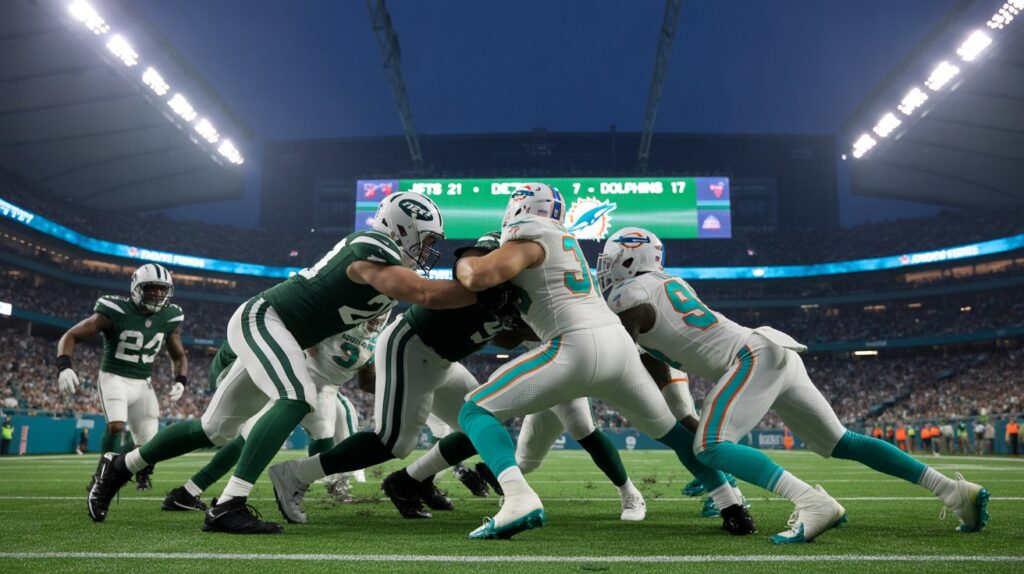 new york jets vs miami dolphins match player stats