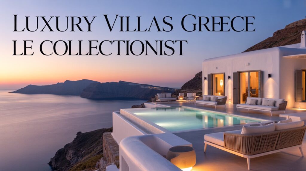 luxury villas greece le collectionist
