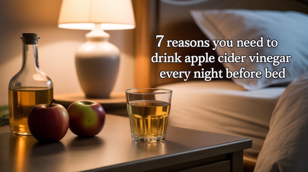 7 reasons you need to drink apple cider vinegar every night before bed