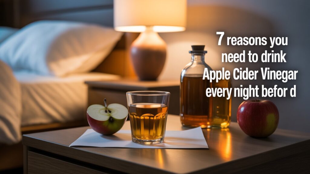 7 reasons you need to drink apple cider vinegar every night before bed