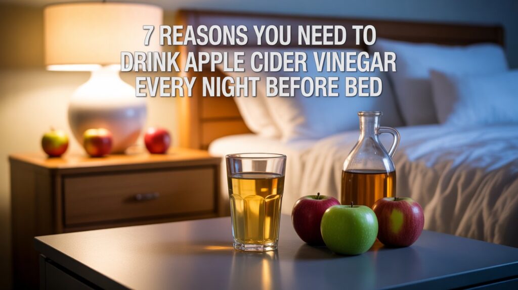 7 reasons you need to drink apple cider vinegar every night before bed
