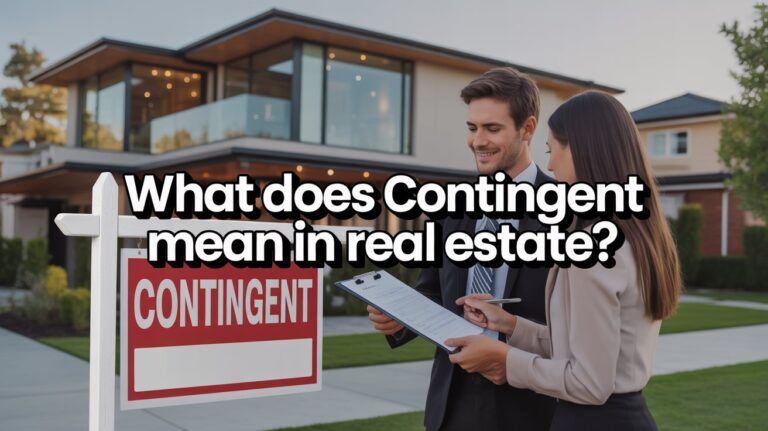 What Does Contingent Mean in Real Estate