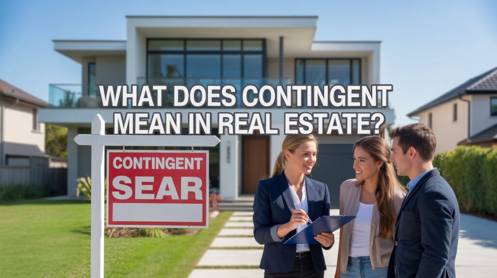 What Does Contingent Mean in Real Estate