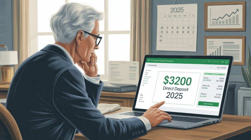 ssa $3200 direct deposit payment 2025