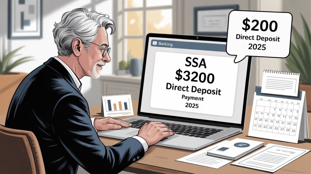 ssa $3200 direct deposit payment 2025