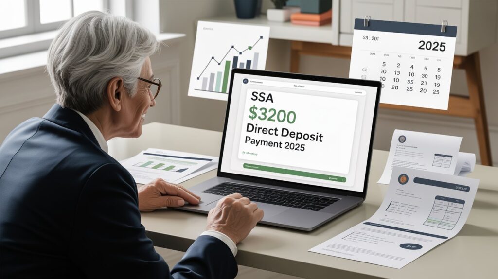 ssa $3200 direct deposit payment 2025