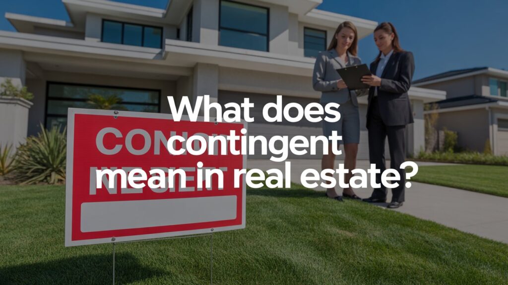 What Does Contingent Mean in Real Estate