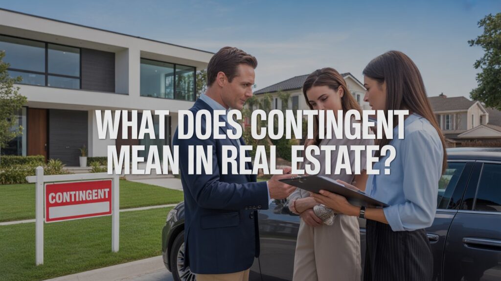 What Does Contingent Mean in Real Estate