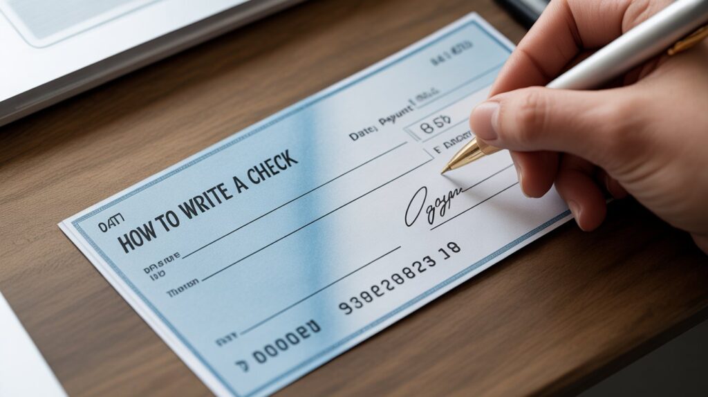 How to Write a Check