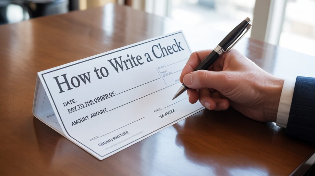 How to Write a Check