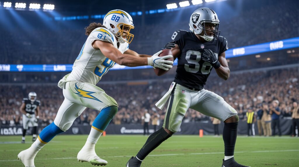 los angeles chargers vs las vegas raiders match player stats