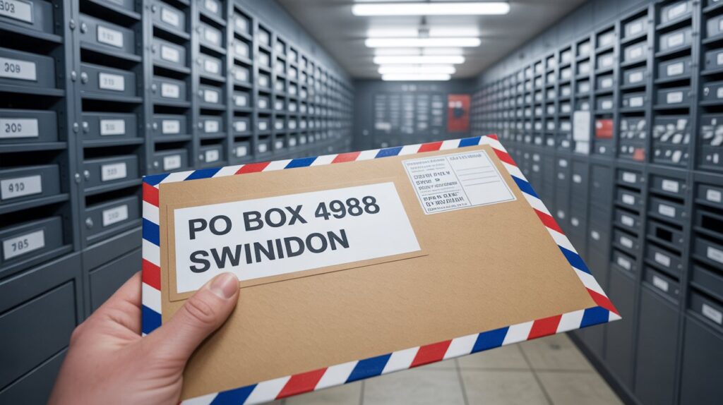 po box 4988 swindon